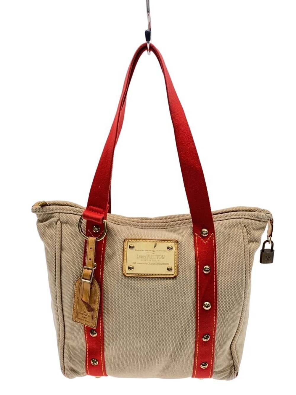 Louis Vuitton Cabas Antigua Canvas Gray